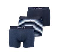 Levi's Boxer, Azul (Blue Combo), S (Pack de 3) para Hombre
