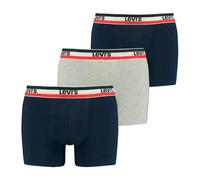 Levi's Boxer Ropa interior, Azul Marino / Gris, S Hombre