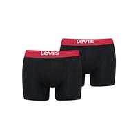 Levi's Boxer Ropa interior, Black / Rojo, L Hombre