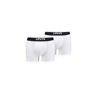 Levi's Calzoncillo boxer Solid Basic Organic 2P Hombre M Negro/Blanco