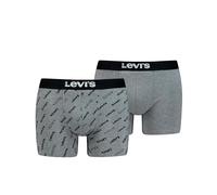 Levi's Boxer Ropa Interior, Gris/Black, XL (Pack de 2) Men