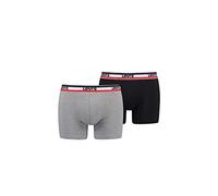 Levi's Boxer Ropa interior, Gris Middle Grey Melange 908, S Hombre