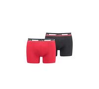 Levi's Boxer Ropa interior, Rojo (Red/Black), M Hombre