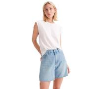 Levi's Boxy Tank Camiseta, White + Slub, XL Mujeres