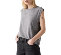 Levi'S Boxy Tank Triblend Header Gray Garment D, Triblend Header Gray, L
