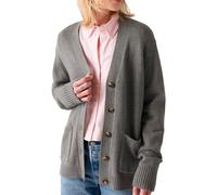Levi'S Boyfriend Pocket Cardi, Suéter cárdigan Mujer, Light Charcoal Heath,