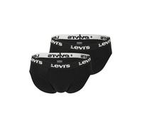 Levi'S Repeat Logo Slip Hombre (Paquete de 2), Negro, XL