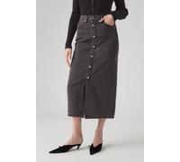 Levi's Button Midi Skirt Falda, Can We Pretend, 25W Mujeres