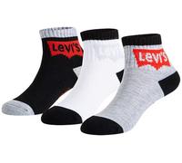 LEVI'S ® Calcetines gris moteado / rojo / negro / blanco 32-36 gris moteado / rojo / negro / blanco