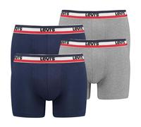 LEVI'S ® Calzoncillo boxer azul / gris moteado / rojo / negro / blanco XL azul / gris moteado / rojo / negro / blanco