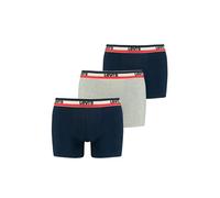 LEVI'S ® Calzoncillo boxer azul noche / gris moteado / rojo / negro, Talla L