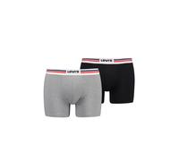 LEVI'S ® Calzoncillo boxer gris moteado / rojo / negro / blanco L gris moteado / rojo / negro / blanco