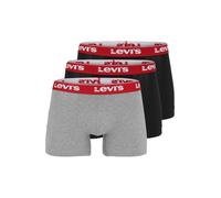 LEVI'S ® Calzoncillo boxer gris moteado / rojo / negro / offwhite S gris moteado / rojo / negro / offwhite