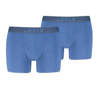 Levis Calzoncillos Tipo bóxer de Sarga para Hombre (2 Unidades), Azul, M