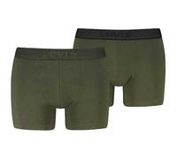 Levis Calzoncillos Tipo bóxer de Sarga para Hombre (2 Unidades), Caqui, L
