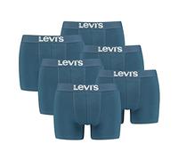 Levi's Calzoncillos tipo bóxer para hombre, 905001001, 6 unidades, color: índigo, cantidad: 6 unidades (3 x 2 unidades), talla M, artículo: índigo, añil