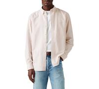 Levi's Camisa auténtica para Hombre con Cuello Abotonado, Waylon Stripe Safari, S