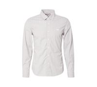 LEVI'S ® Camisa 'Battery Housemark Slim Fit Shirt' beige oscuro / marino / blanco XL beige oscuro / marino / blanco