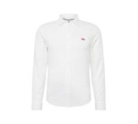 LEVI'S ® Camisa 'Battery Housemark Slim Fit Shirt' rojo / blanco M rojo / blanco