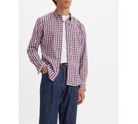 Levi's Camisa clásica de hombre de manga larga. Azul L