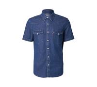 Camisa vaquera de manga corta Western Hombre Talla M. Color Azul