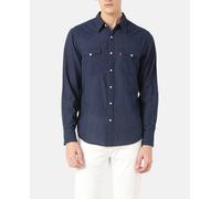 Levi's Camisa de algodón de hombre de manga larga fit regular. Azul marino M
