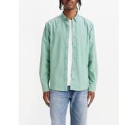Levi's Camisa de algodón de hombre de manga larga fit relajado. Azul XL