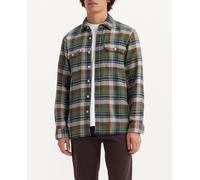 Levi's Camisa de algodón de hombre de manga larga fit relajado. Verde XL