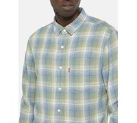 Levi's Camisa de cuadros de hombre regular. Verde 42/L