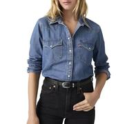 Levi'S Camisa de Mujer The Ultimate Western con Cuello Abotonado, Mighty Fine, S