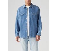 Levi's Camisa de pana de hombre de manga larga fit relajado. Azul M