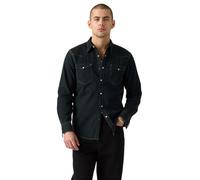 Levi's Camisa estándar para Hombre Barstow Western, Hermosa Ceniza Lavada, M