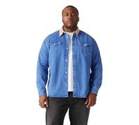 Levi'S Camisa Occidental de Corte Holgado para Hombre con Cuello Abotonado, Wade Vintage Wash, XL