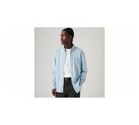 LEVI'S Camisa oxford recta con cuello abotonado. Color Azul Claro