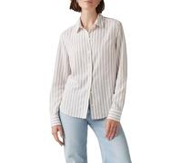 Levi's Camisa para Mujer New Classic Fit, MIA Stripe Egret, L
