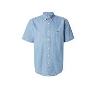 Levi's SS Authentic Button Down Camisa Abotonada, Eli Medium Blue Wash, S para Hombre