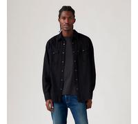 Levi's Barstow Western Standard Camisa Hombre, Marble Black Denim Rinse, S