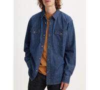 Levi's Camisa vaquera de hombre de manga larga azul oscuro. Azul marino M