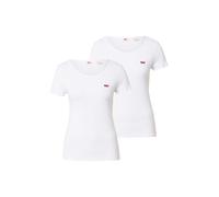 Levi's 2-Pack Tee, Camiseta, Mujer, White + & White +, XS