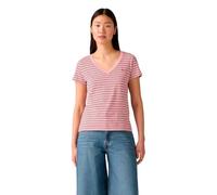 Levi'S Camiseta de Cuello Redondo para Mujer, Clara Stripe Zephyr, L
