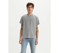 LEVI'S Camiseta de cuello redondo y manga corta. Color gris