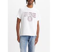 Camiseta Levi's Relaxed Fit manga corta blanco puro rojo - S