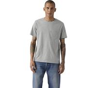 LEVI'S Camiseta de cuello redondo y manga corta. Color gris