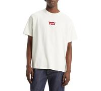 Levi's Camiseta de Manga Corta para Hombre, Lse_Batwing Badge WH, S