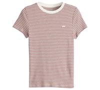 Levi's Camiseta de Manga Corta para Mujer Essential Housemark, Monte Rio Stripe Zin, XS