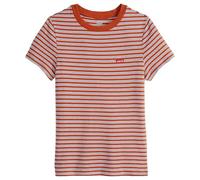 Levi's Camiseta de Manga Corta para Mujer Essential Housemark, Ooo La La Stripe Pic, S