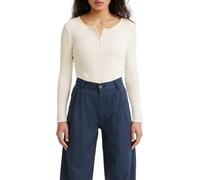 Levi's Camiseta de Manga Larga para Mujer Dry Goods Henley, Sugar Swizzle., XL