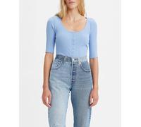 Levi's Camiseta de mujer de manga 3/4 y escote barco. 42 (L)