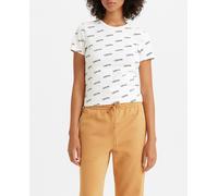 Levi's Camiseta de mujer de manga corta. Blanco 36 (XS)