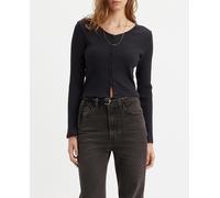 Levi's Camiseta de mujer de manga larga. Negro 38 (S)